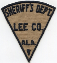 AL,A,Lee County Sheriff
