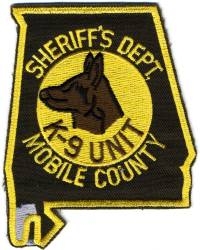 AL,A,Mobile County Sheriff K-9001
