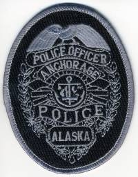 AK,Anchorage Police Badge Patch001