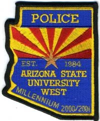 AZ,Arizona State University West Police002