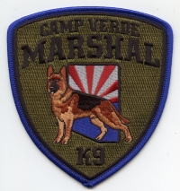 AZ,Camp Verde Marshal K-9 BLUE BORDER
