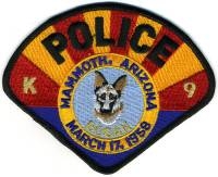 AZ,Mammoth Police K-9001
