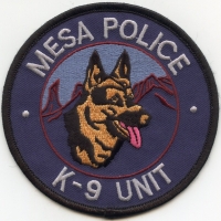 AZ,Mesa Police K-9001