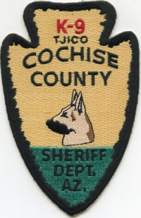 AZ,A,Cochise County Aheriff K-9001