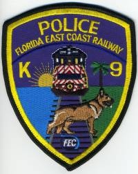 FL,Florida East Coast Railway Police K-9001