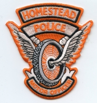 FL,Homestead Police Motor Officer001