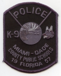 FL,Miami Dade County Public Schools Police K-9001