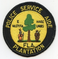 FL,Plantation Police Service Aide001