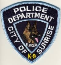 FL,Sunrise Police K-9001