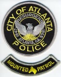 GA,ATLANTA Mounted Patrol001