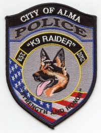 GA,Alma Police K-9001