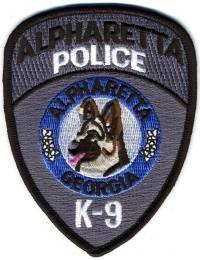 GA,Alpharetta Police K-9001