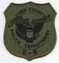 GA,Cobb County Police K-9001