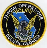 GA,Duluth Police Motor Officer001