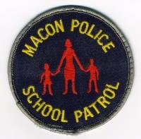 GA,Macon Police School Patrol (black)007