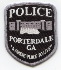 GA,Porterdale Police HAT PATCH001