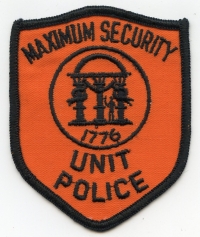 GA,Savannah DOC Maximum Security Unit Police001