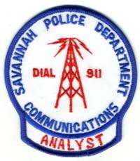 GA,Savannah Police Communications Analyst001