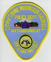 GA,Stone Mountain Police003