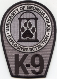 GA,University of Georgia Police K-9001