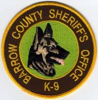 GA,A,Barrow County Sheriff K-9001