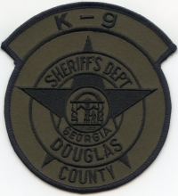 GA,A,Douglas County Sheriff K-9001