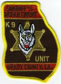 GA,A,Grady County Sheriff K-9001