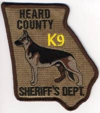 GA,A,Heard County Sheriff K-9003