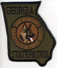 GA,AA,State Patrol K-9007