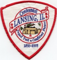 IL,Lansing Police Centennial001