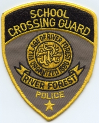 IL,River Forest Police School Crossing Guard001