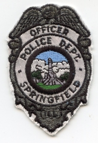 IL,Springfield Police Badge1