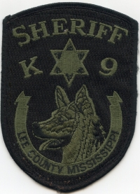 MS,A,Lee County Sheriff K-9001