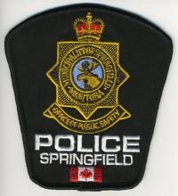 CANADA,SPRINGFIELD POLICE 3